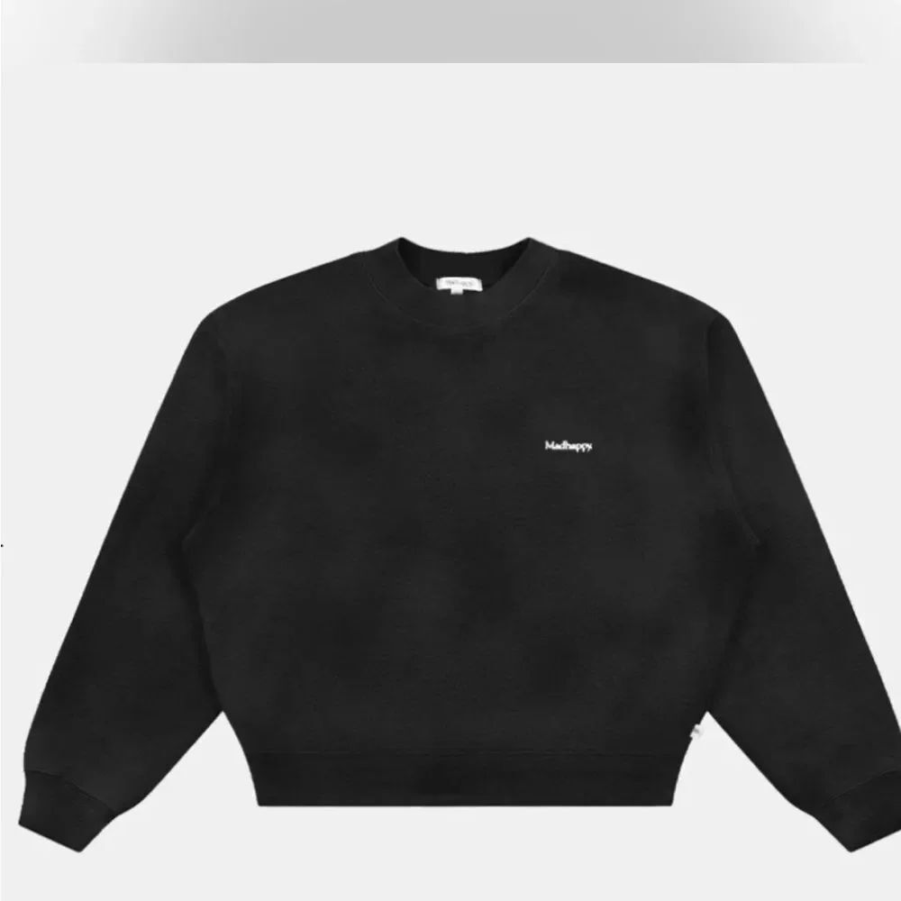 Madhappy Black Minimal Logo Crewneck Sweatshirt size small